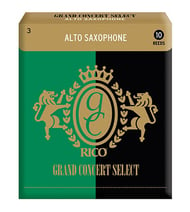 Rico Grand Concert Select Alto Saxophone Reeds #3 Box of 10 Reeds